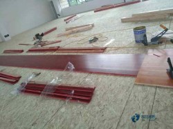 籃球館木地板基層做法