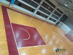 懸浮體育場(chǎng)木地板安裝公司